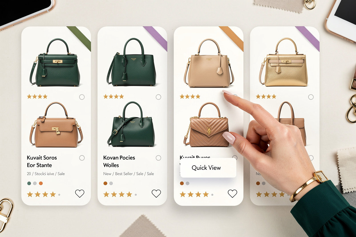KuwaitBags luxury tote bag - premium women's handbag collection